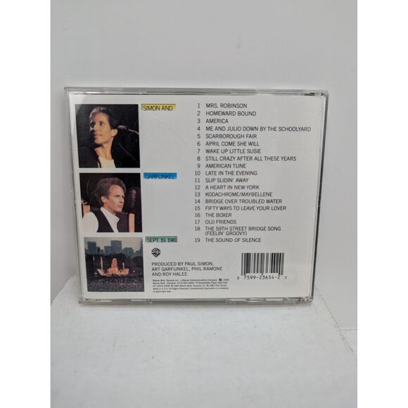 Simon and Garfunkel The Concert In Central Park CD Warner Brothers 1982 - Picture 7 of 7